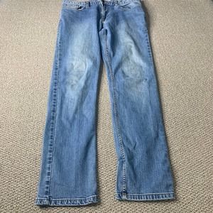 Monoprix Homme Mens Jeans Size‎ 46 Blue Medium Wash Denim Slim Fit Straight